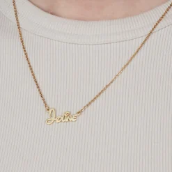 Namenskette Sidney | 18K vergoldet