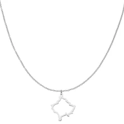 Nations Kette | Edelstahl Silber | Filigran