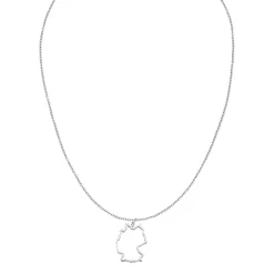 Nations Kette | Edelstahl Silber | Filigran