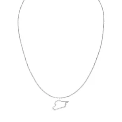 Nations Kette | Edelstahl Silber | Filigran