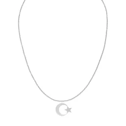 Nations Kette | Edelstahl Silber | Filigran