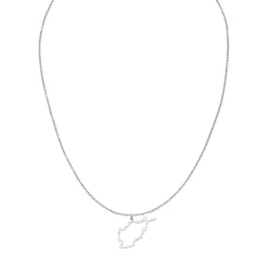 Nations Kette | Edelstahl Silber | Filigran