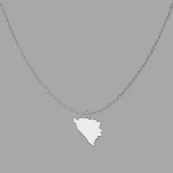 Nations Kette | Edelstahl Silber | Filigran