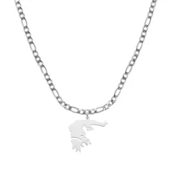 Nations Kette | Edelstahl Silber | Classic