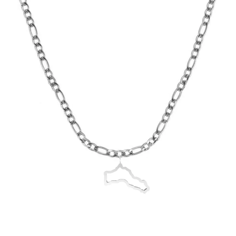 Nations Kette | Edelstahl Silber | Classic