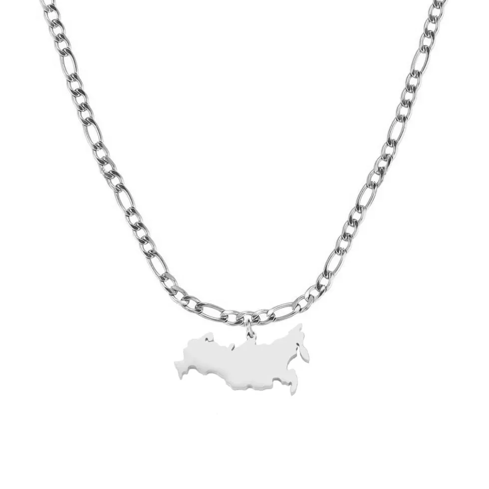 Nations Kette | Edelstahl Silber | Classic