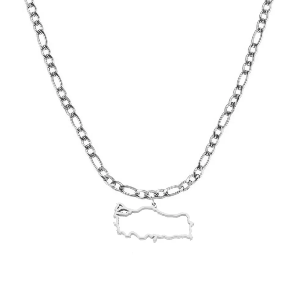 Nations Kette | Edelstahl Silber | Classic