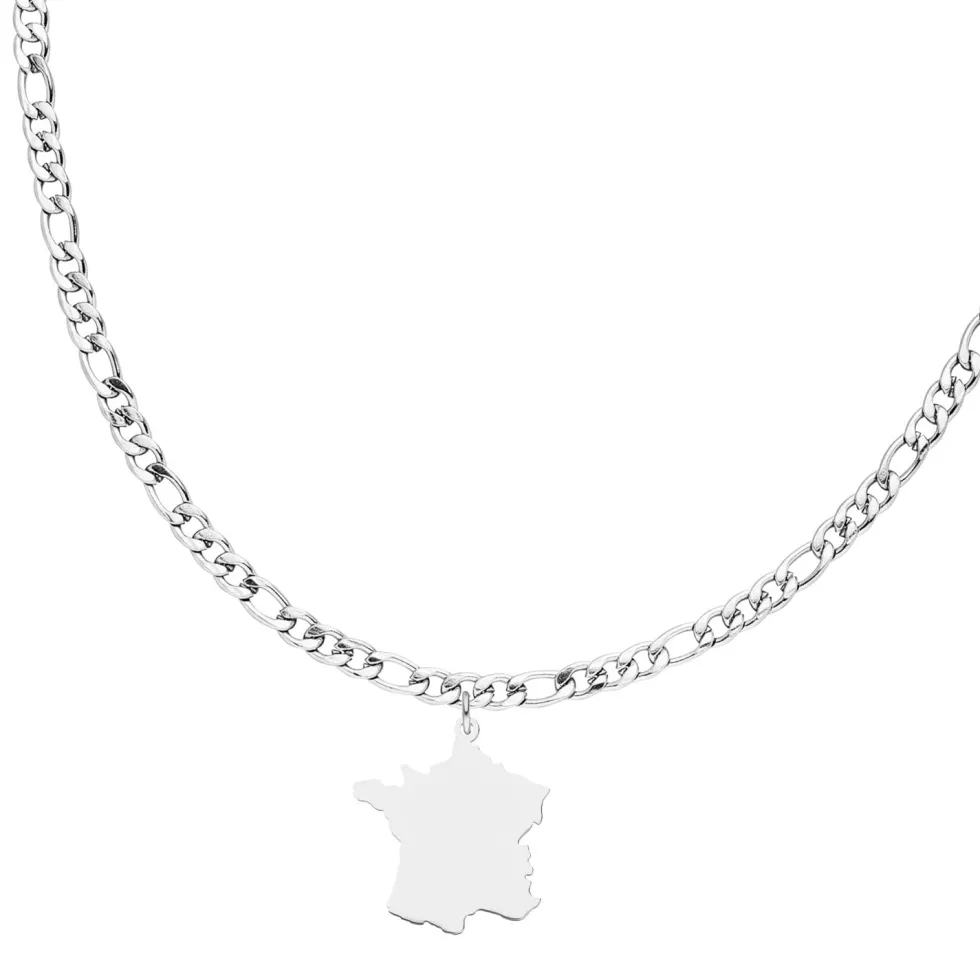 Nations Kette | Edelstahl Silber | Classic