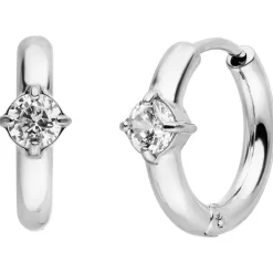 One Stone Ohrringe | 18K vergoldet
