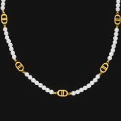 Pearl Prestige Halskette | 18K vergoldet