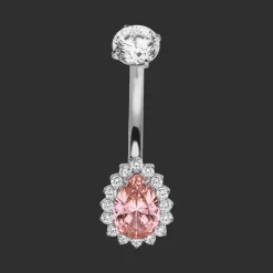 Pink Elegance Belly Piercing | Titan