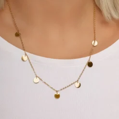 Plate Halskette | 18K vergoldet