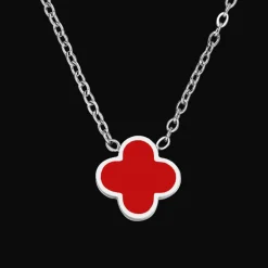 Red Clover Kette | 18K vergoldet