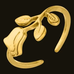 Rosen Ring | 18K vergoldet