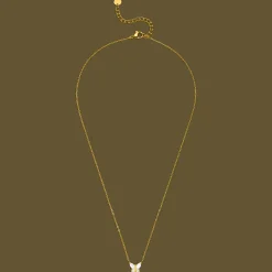 Shine Butterfly Halskette | 18K vergoldet