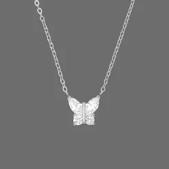 Shine Butterfly Halskette | 18K vergoldet