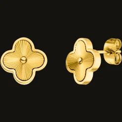 Shine Clover Ohrstecker | 18K vergoldet