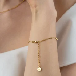 Simple Dots Armband | 18K vergoldet