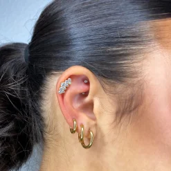 Simple Set Ohrringe | 18K vergoldet