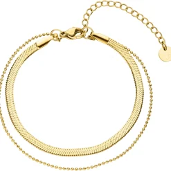 Sleeky Armband | 18K vergoldet