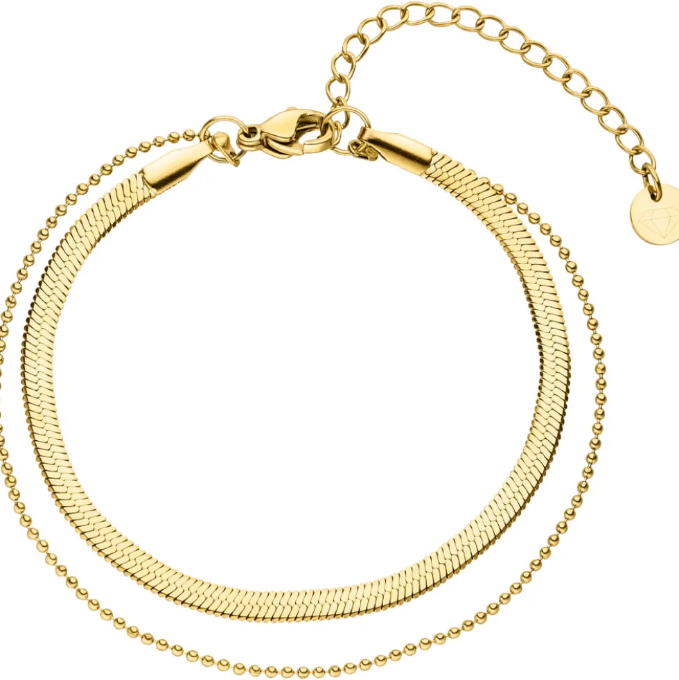 Sleeky Fußkette | 18K vergoldet
