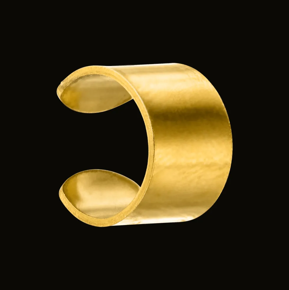 Smooth Ear Cuff | 18K vergoldet