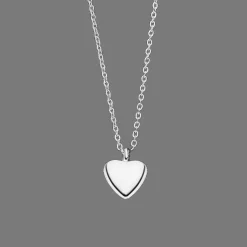 Smooth Heart Halskette | 18K vergoldet