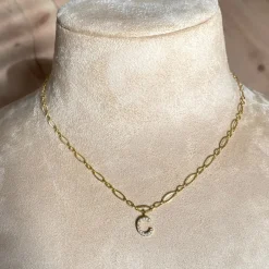 Smooth Letter Halskette | 18K vergoldet