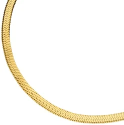 Snake Skin Fußkette | 18K vergoldet