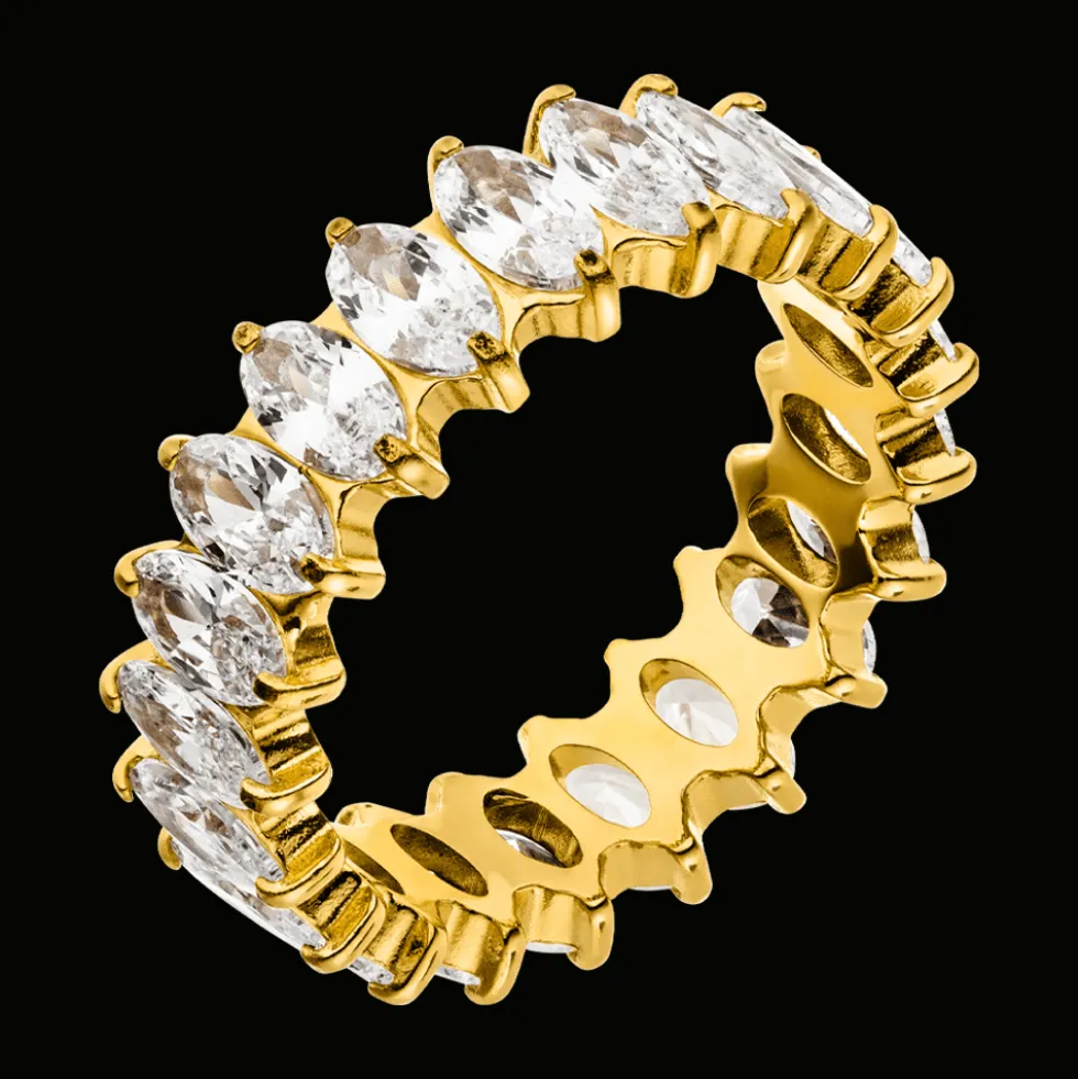 Sparkle Deluxe Ring | 18K vergoldet