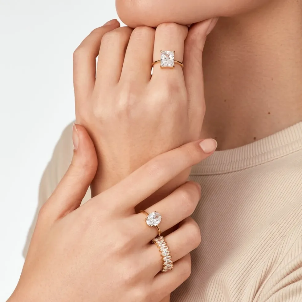 Sparkle Deluxe Ring | 18K vergoldet