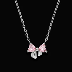 Sweet Bow Halskette | 18K vergoldet