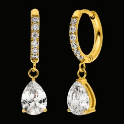 Tear Drop Ohrringe | 18K vergoldet