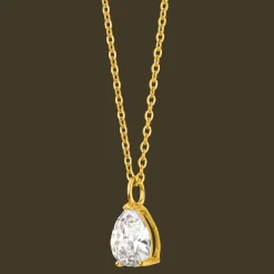 Teardrop Halskette | 18K vergoldet