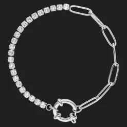 Tennis Chain Armband | 18K vergoldet