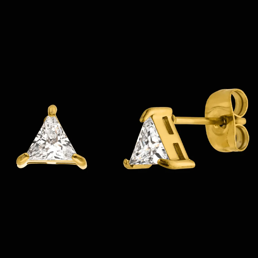 Triangle Ohrstecker | 18K vergoldet