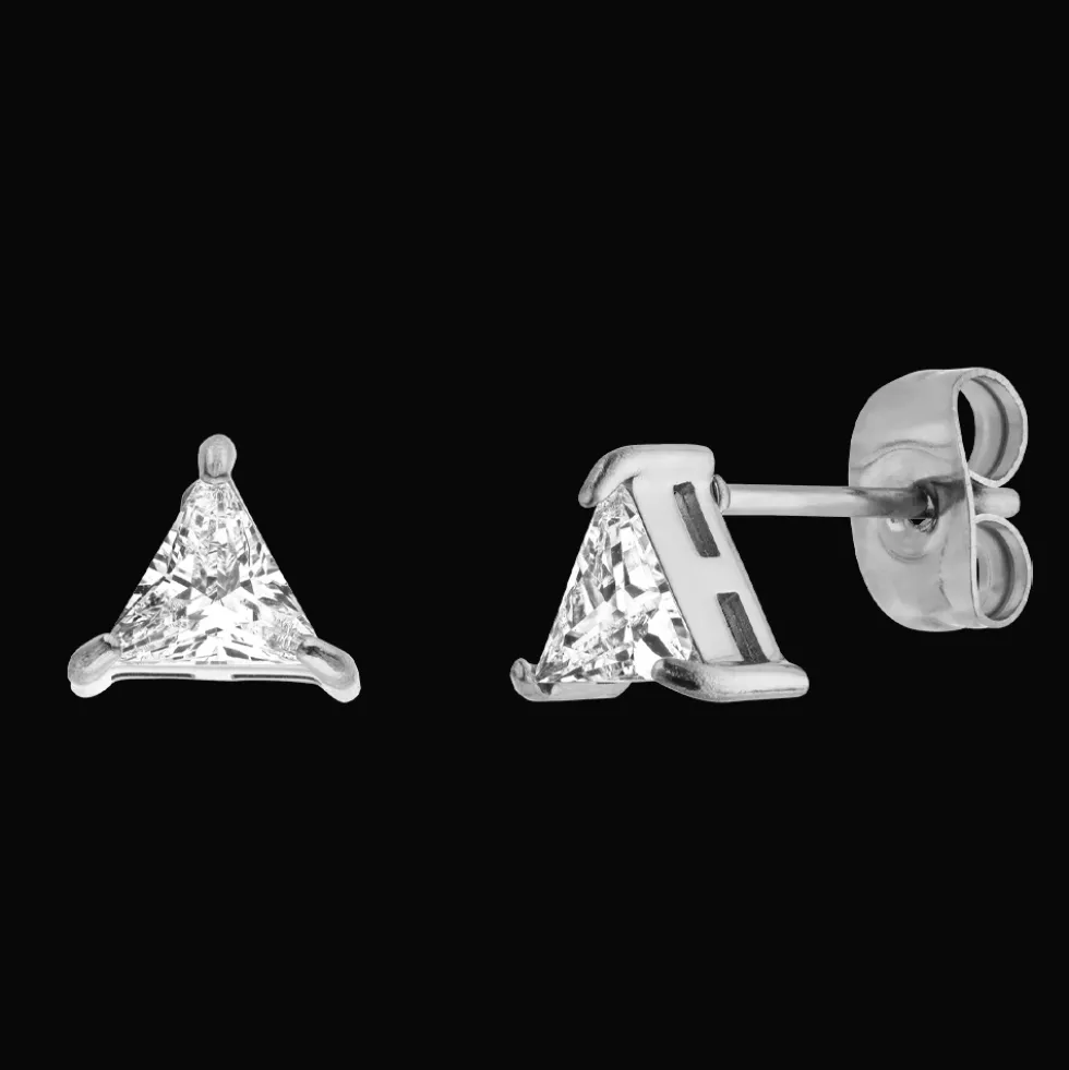 Triangle Ohrstecker | 18K vergoldet