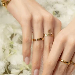 Troja Ring | 18K vergoldet