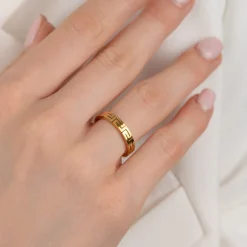 Troja Ring | 18K vergoldet