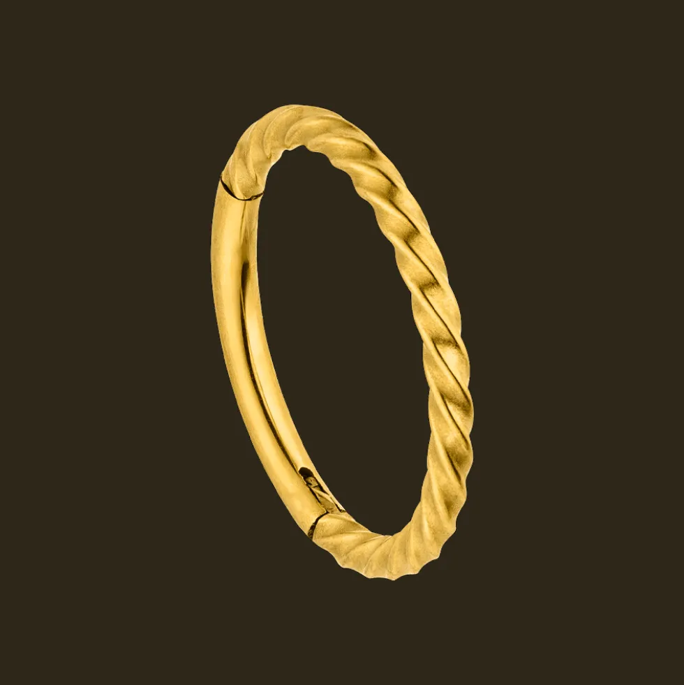 Twist Clicker Piercing | Chirurgenstahl