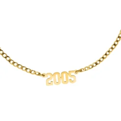 Year Fußkette | 18K vergoldet