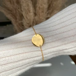 Zeichnung | Coinarmband + Gravur